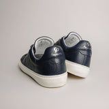 The Tumbled Leather - Navy Blue